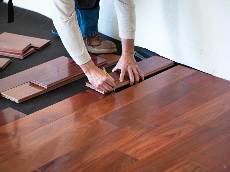 wooden floor Installation
